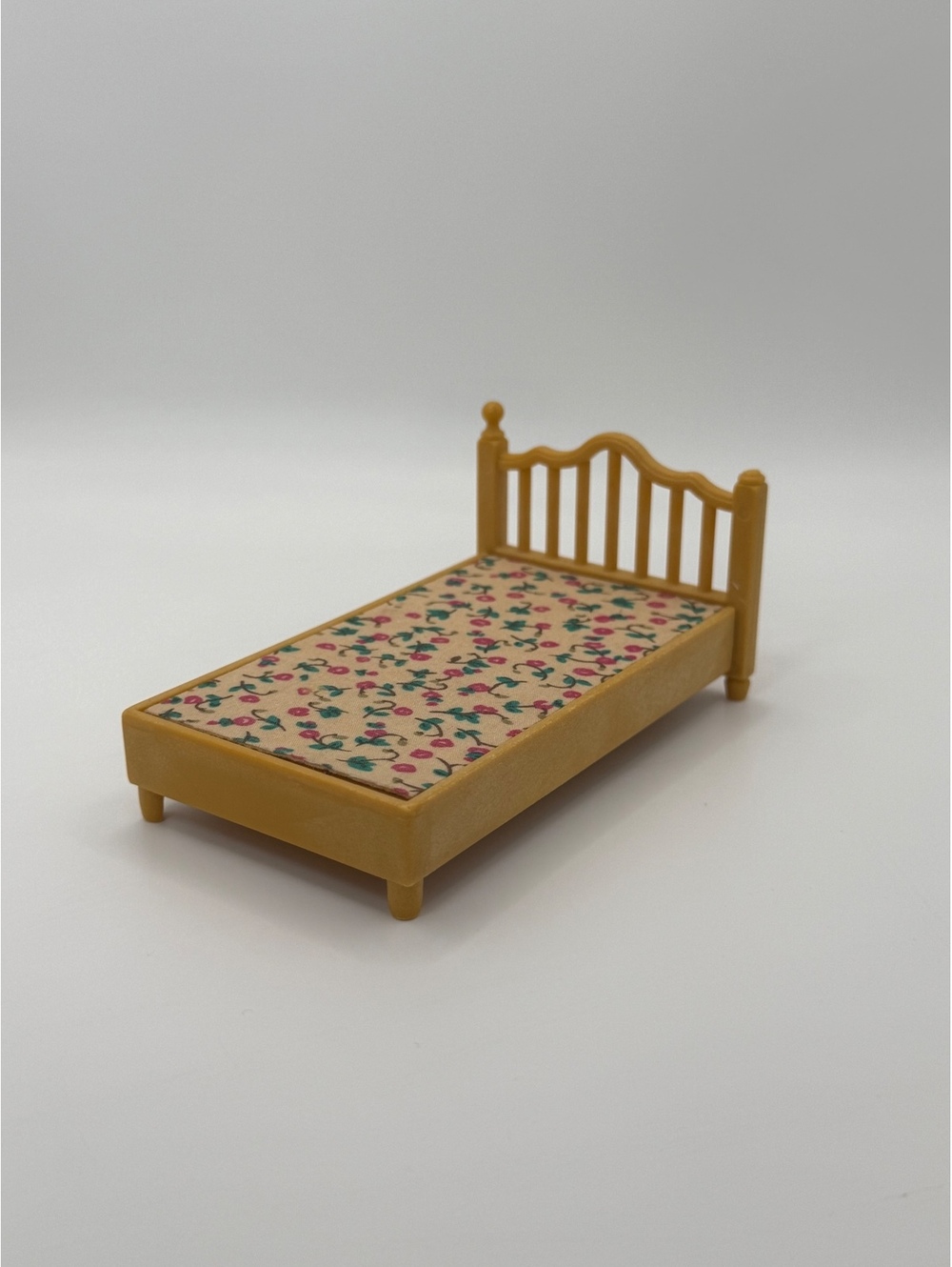 1:16 Calico Critters Single Bed Floral Mattress Dollhouse Miniature READ